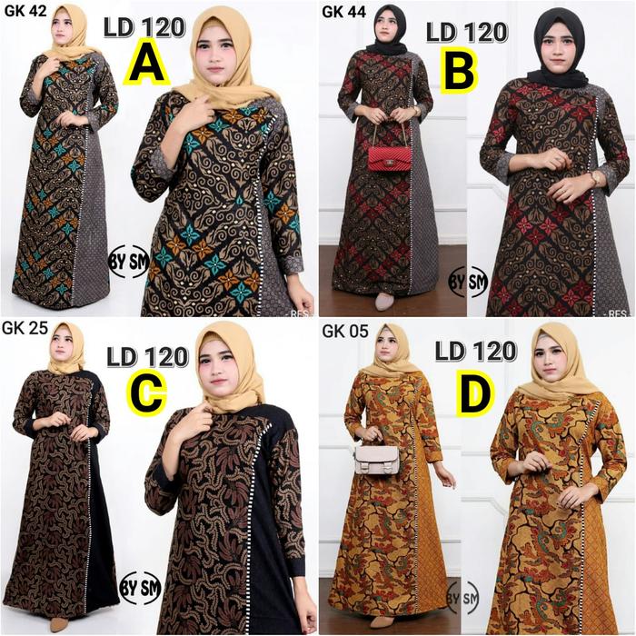 Gamis Batik Modern Terbaru 2020 Asli Pekalongan