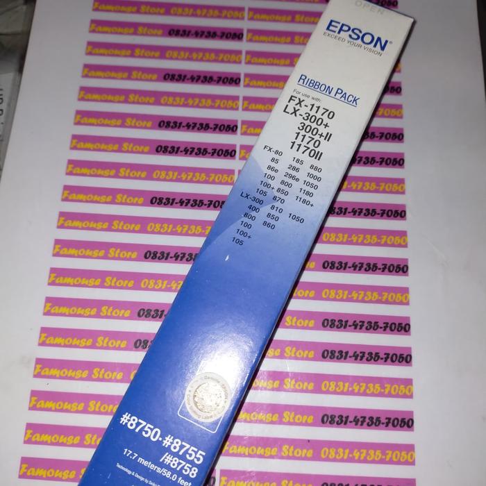 Ribbon refill pita Epson Lx300 Lx800 Lx310 Lx300 plus Lq310 refill