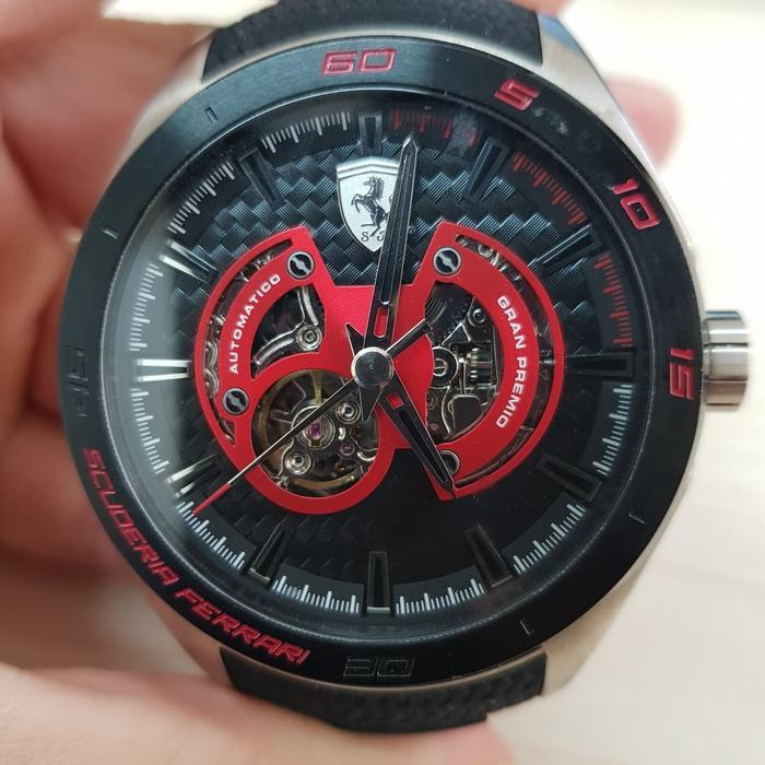 JAM TANGAN FERRARI SCUDERIA GRAN PREMIO ( AUTOMATIC)