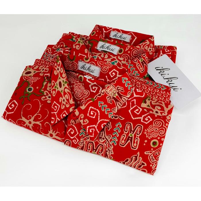 kemeja batik (iki.kui) anak laki-laki iki kui - motif abrit
