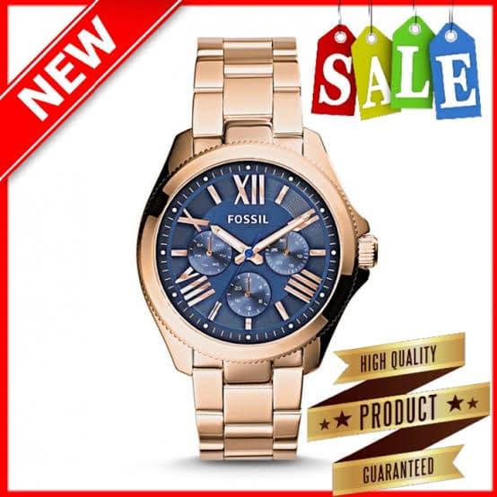 Jam Tangan Wanita Fossil AM4566 AM 4566 RoseGold Cecile Original 4.0cm