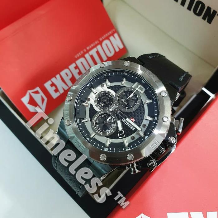 jam tangan pria expedition E6751M Black Gray