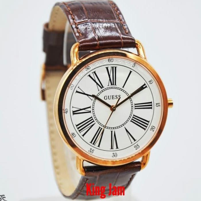Jam Tangan Wanita Guess W1068L7 Original Brown