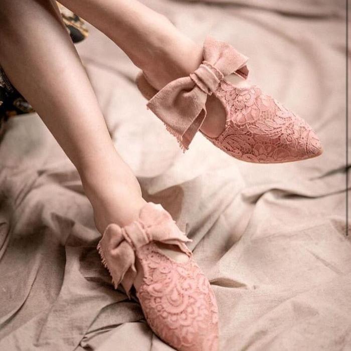 ITTAHERL CURATED X EDDY BETTY THE DIVAS TIE A BOW MULES