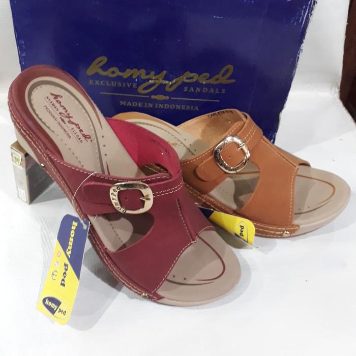 sandal wanita hak tinggi merk HOMYPED original carleta n76