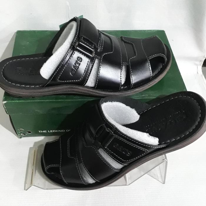 sepatu sandal slop kulit asli GATS original hg-061