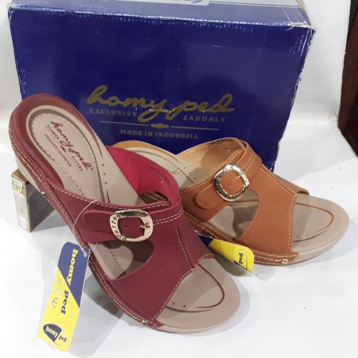 sandal wanita hak tinggi HOMYPED carleta n76 original