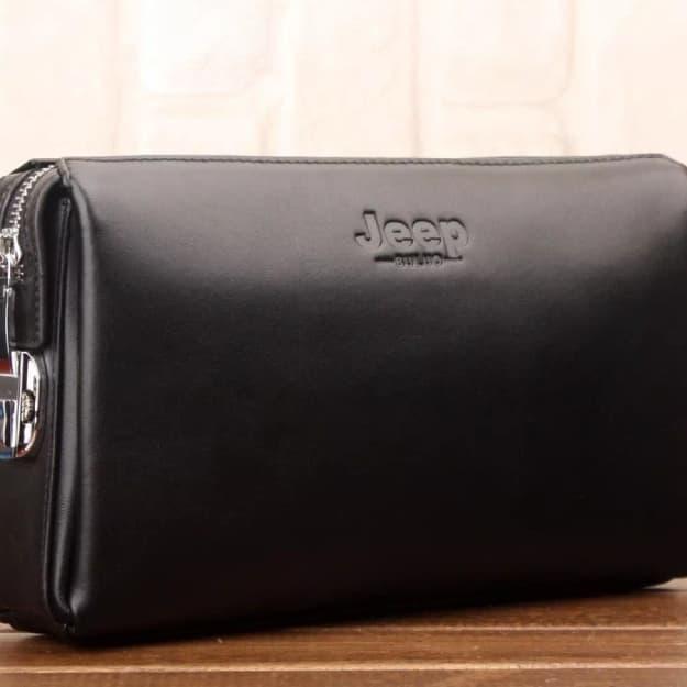 Jeep Dompet Pria Kulit Asli Domba dengan Slot Kartu - Dompet Jeep Kulit Asli untuk Pria