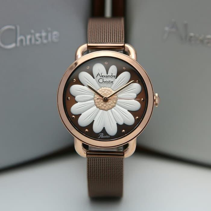 Alexandre Christie WANITA 2852LH/AC2852LH RG Brown Original&Garansi