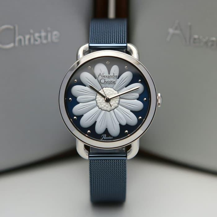 Alexandre Christie WANITA 2852LH/AC2852LH Silver Blue Original&Garansi