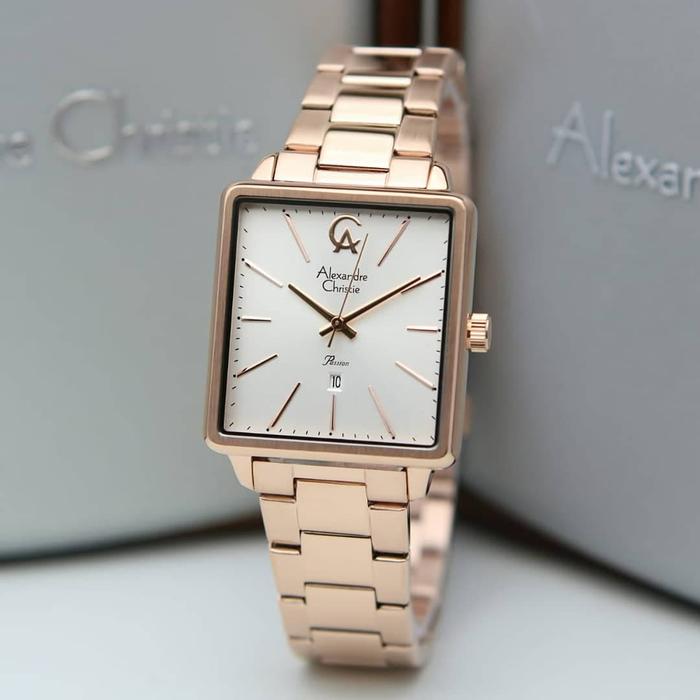 ALEXANDRE CHRISTIE AC 2824 LD ROSEGOLD WANITA ORIGINAL