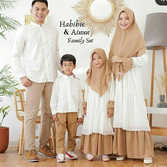 HD COUPLE FAMILY HABIBIE / HABIBI AINUN SET Baju Couple Ayah Ibu Anak