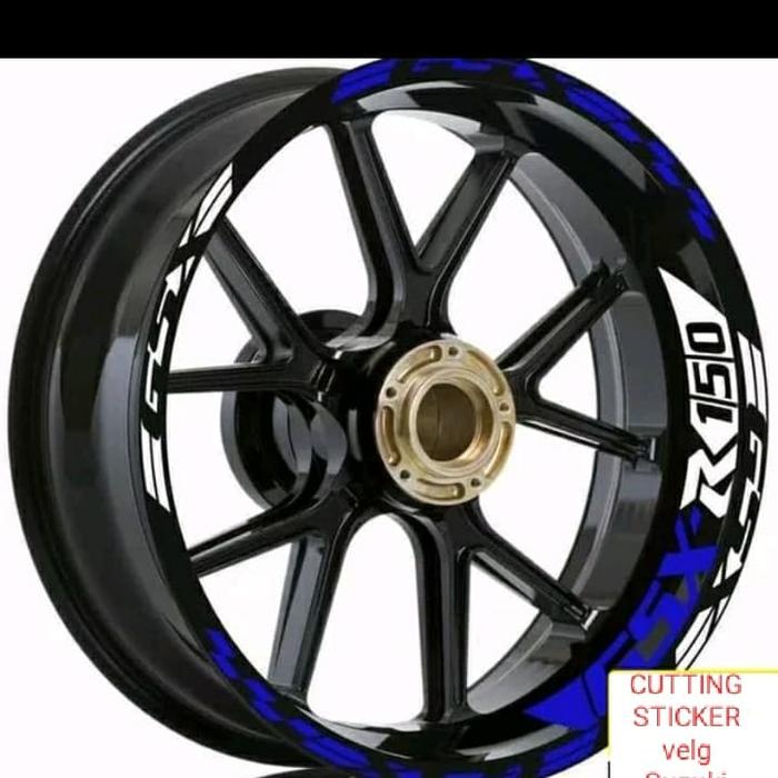STICKER VELG SUZUKI GSX CUTTING STICKER blue