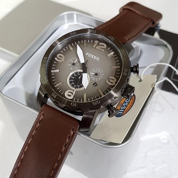 JAM TANGAN PRIA FOSSIL JR1424 NATE CHRONOGRAPH ORIGINAL
