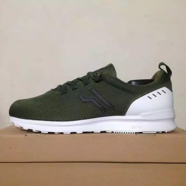 Piero City Plus Green White Sepatu Sneaker Pria ORIGINAL