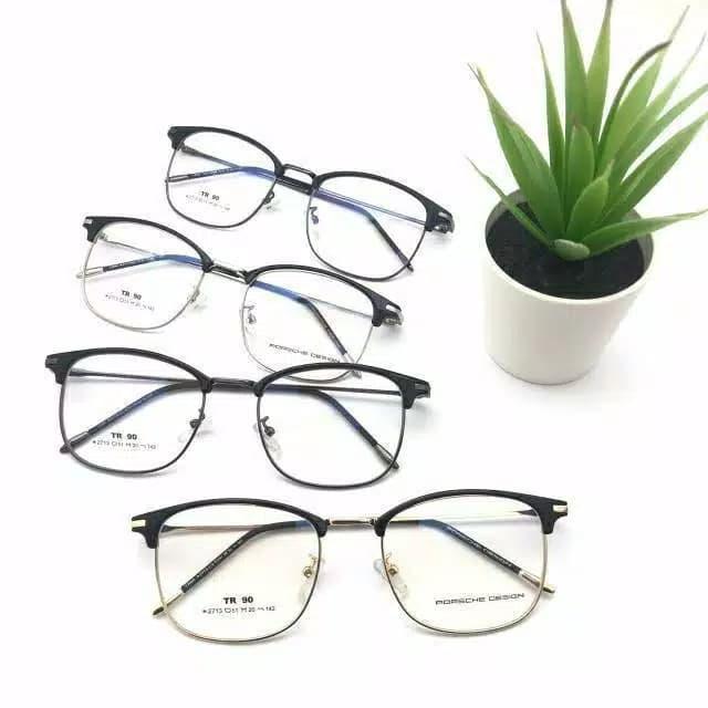 Frame kacamata 2713 clubmaster classic pria wanita smart