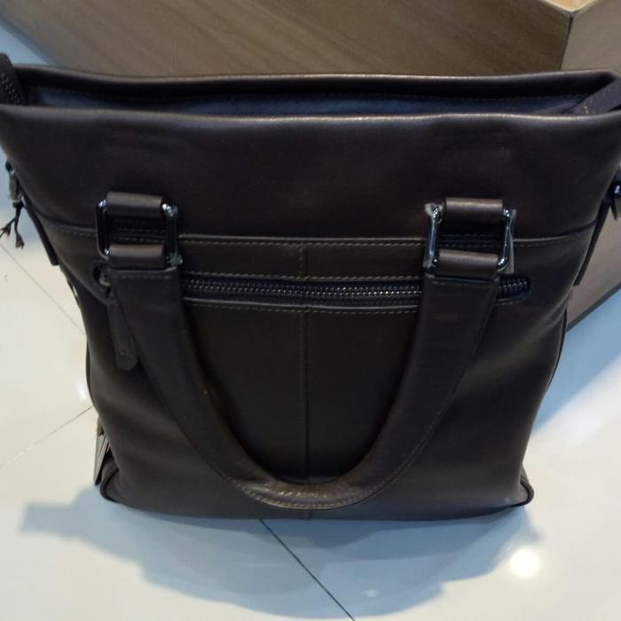 shoulder bag /tas notebook leather condotti original kulit asli