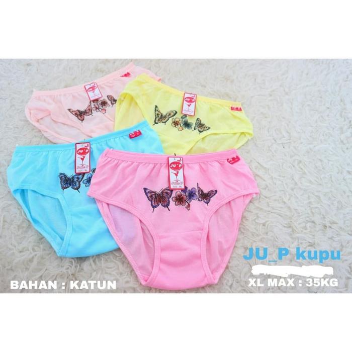 celana dalam cd anak perempuan motif kupu-kupu