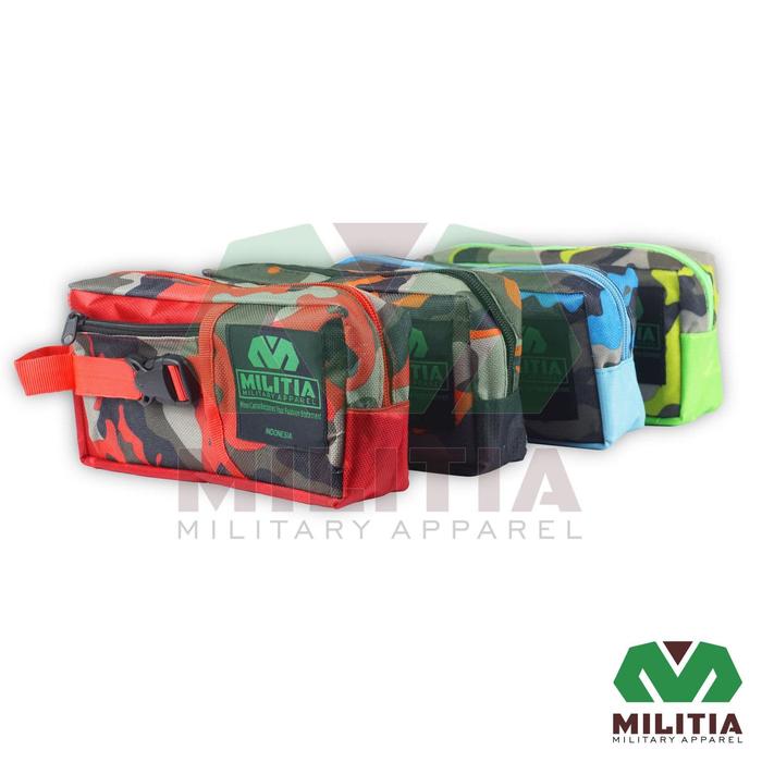 Tas Kecil Pouch Hand Bag Tempat Pensil Loreng Camo warna