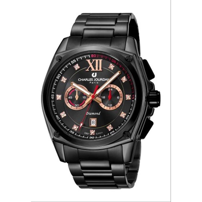 Jam tangan Pria Charles Jourdan CJ 1011 - 1733 fullblack