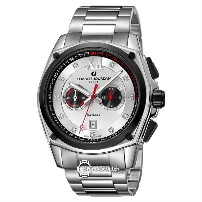 jam tangan Pria Charles Jourdan CJ 1011 - 1313 silver