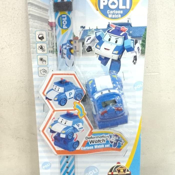 jam tangan anak mobil poli