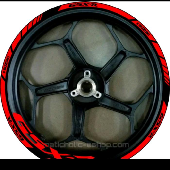 STICKER VELG CUTTING STICKER GSX RED 06