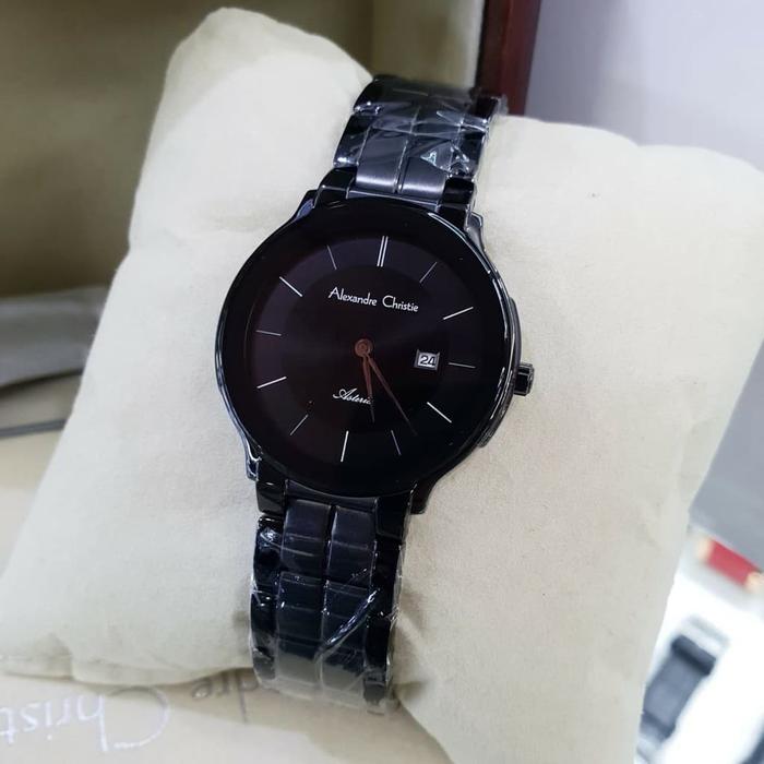 Jam Tangan Alexandre Christie Wanita Original AC8615 Black