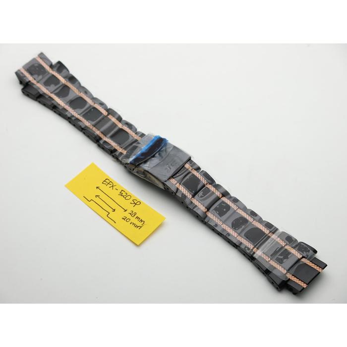 Tali Strap casio EFX-520SP EDIFICE Original EFX-520 STAINLESS 28mm