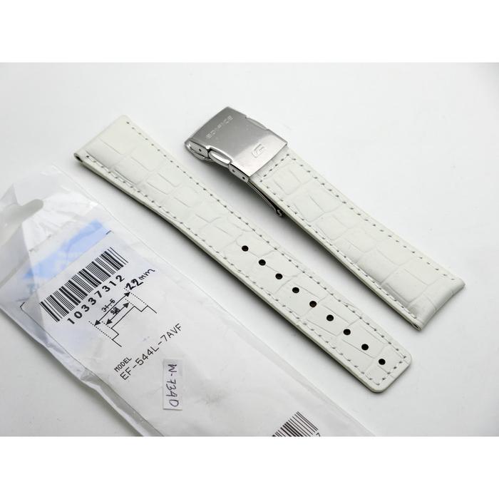 Tali Strap casio EF-544L-7AVF EDIFICE Original EF-544L Kulit 22MM