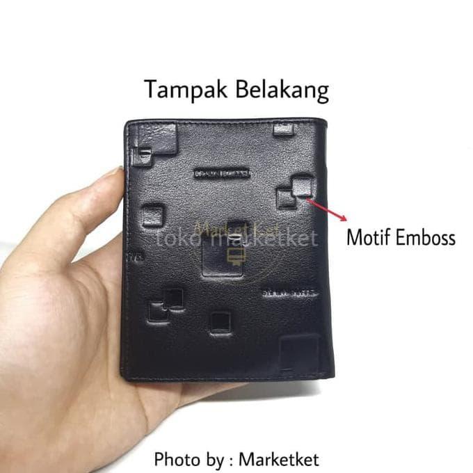 Dompet Hp Vape Rokok Pria Cowok Laki Kulit Leather BS711 Asli Braun