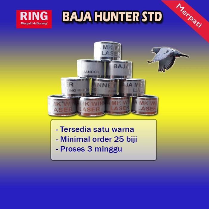CINCIN MERPATI - RING BAJA HUNTER STD