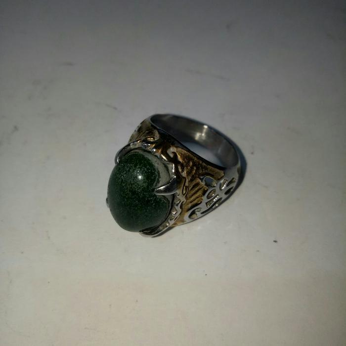 cincin batu akik lumut Aceh