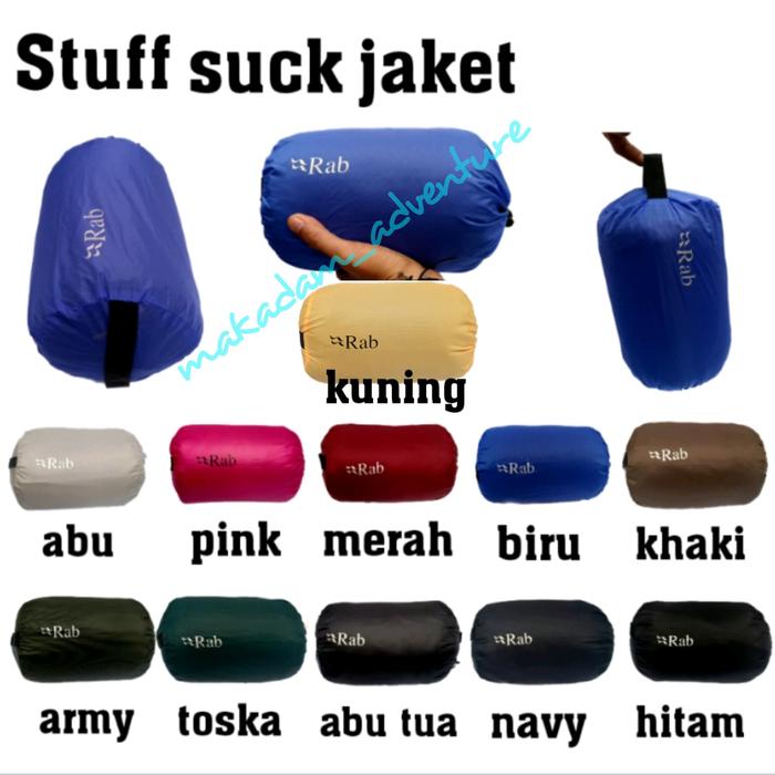 stuff sack rab pocket penyimpanan jaket  Bulu angsa