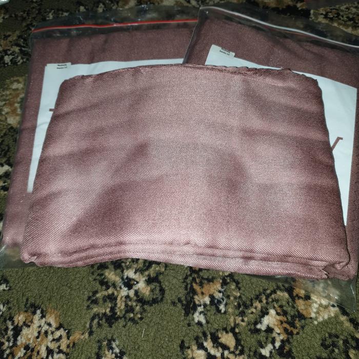 Jilbab Polos Voal Denim warna Nutela by My Lady