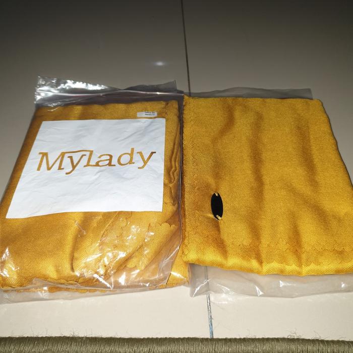 Jilbab Polos Voal warna Yellow/Kuning by My Lady