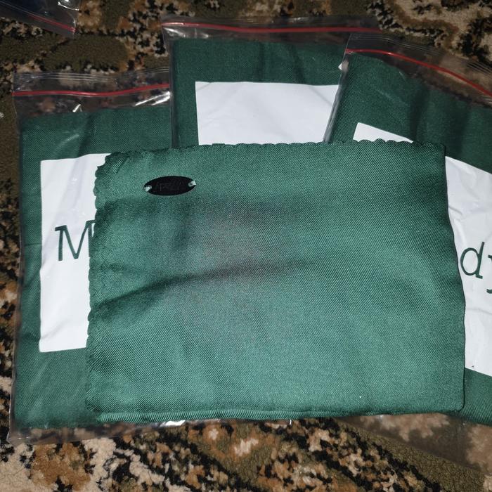 Jilbab Polos Voal Denim warna Emerals/Hijau by My Lady