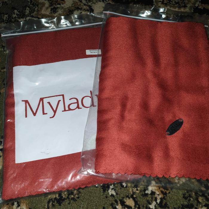 Jilbab Polos Voal warna Spice Orange by My Lady