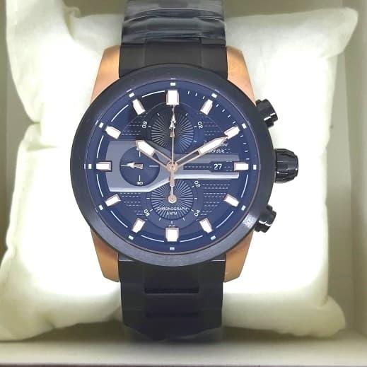 ALEXANDRE CHRISTIE AC6270 AC 6270 BLACK ROSEGOLD STAINLESS STEEL