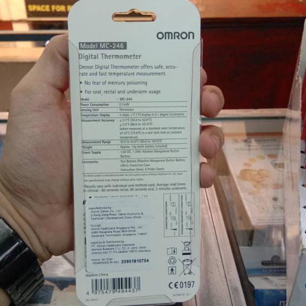 Termometer omron MC 246 MURAH