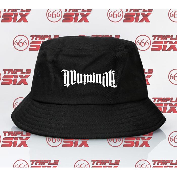 Topi Bucket Hat Premium Desain Illuminati Iluminati