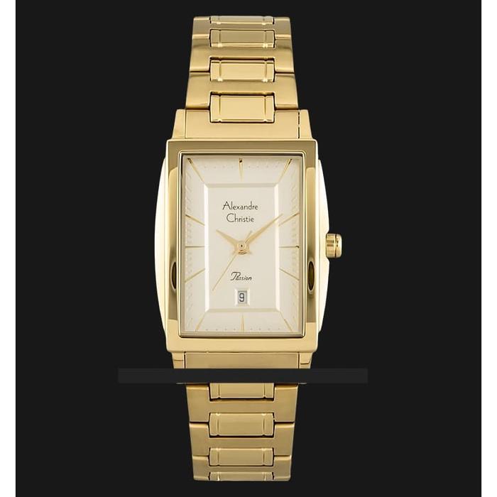 Alexandre Christie AC 2802 LD BGPIV Ladies Silver Dial Gold