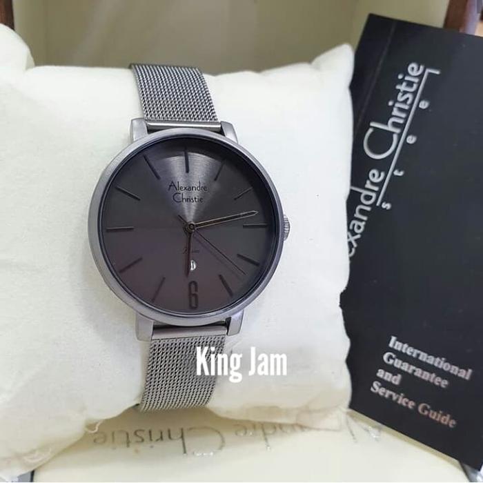 Jam Tangan Wanita Alexandre Christie AC 2751 Original Grey