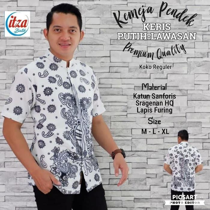 Kemeja Batik Pria Furing kharis Modern