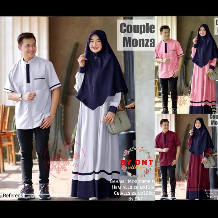 Batik Couple Gamis Syari Sarimbit Baju Batik Kebaya Modern