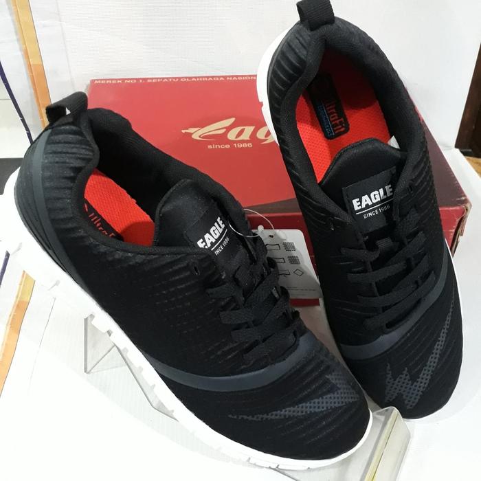 sepatu EAGLE hitam moon walker original