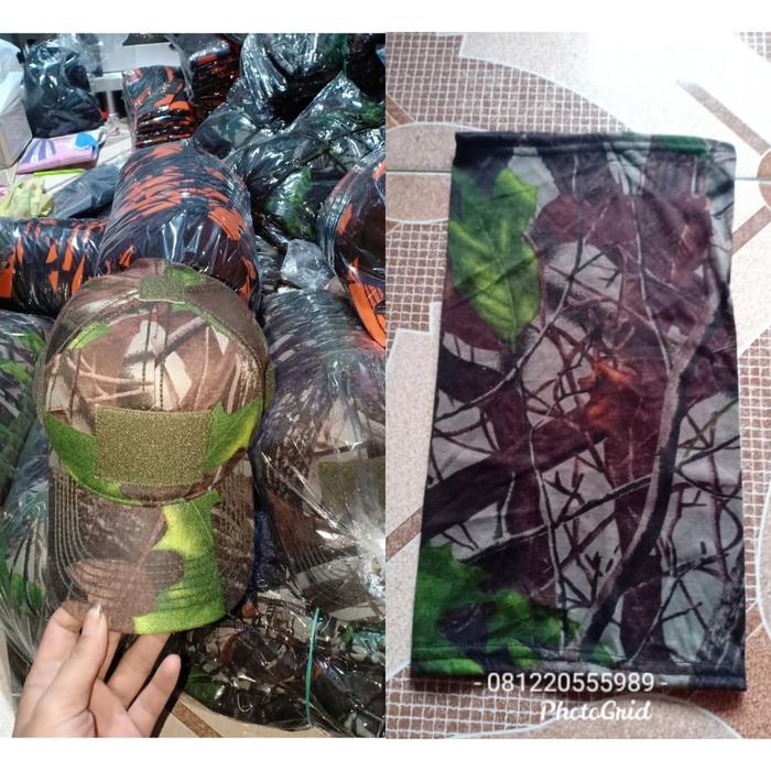 Topi camo + baff