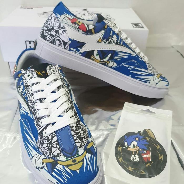 Sepatu Homskin X Sonic Limited Edition Bukan Nike Adidas Fila Jordan 1
