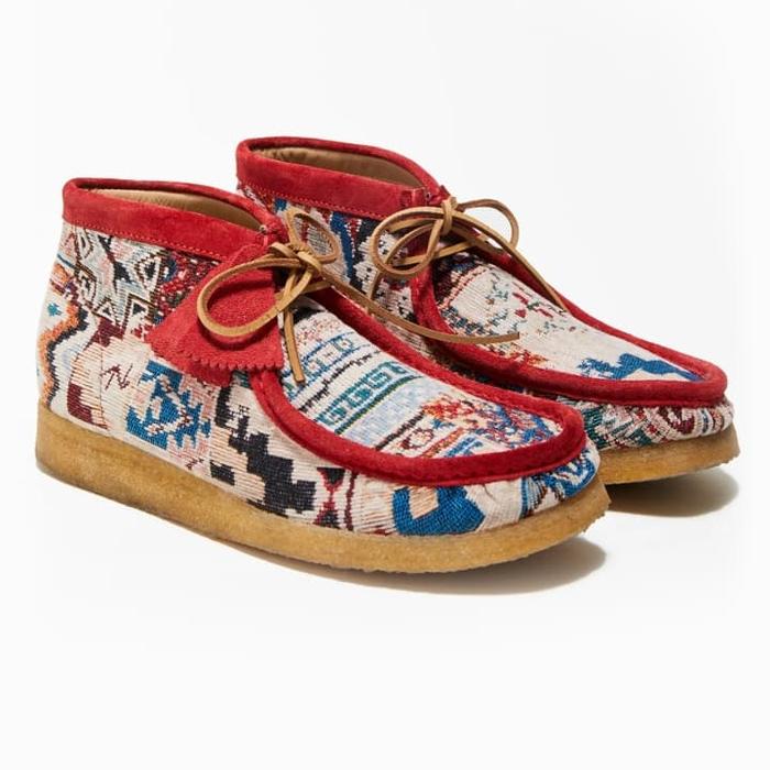 Todd Snyder x Clarks Wallabee "Kaleidoscopic Red"