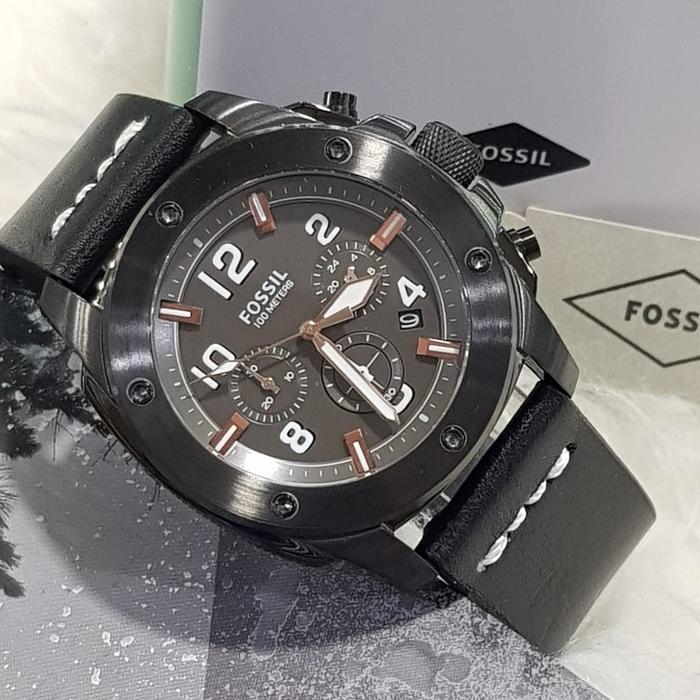 Jam Tangan Pria Merek Fossil FS 5066 & FS 5016 Kulit Original 4.5cm